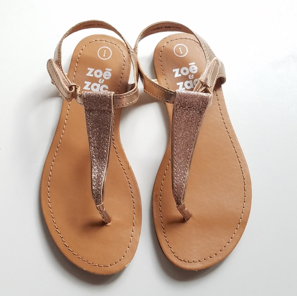 ZOE & ZAC Thong Sandals girls Size 1